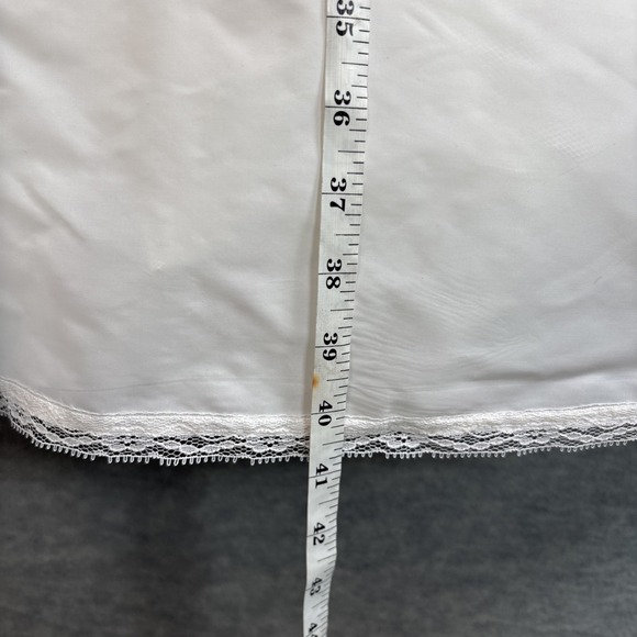 Vintage Crinoline Full Maxi Slip S/XS Petticoat White Bridal Layered Zipper - Picture 9 of 16